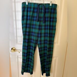 LANDS END PJ Bottoms BlueGreen Plaid
Flannel M/P